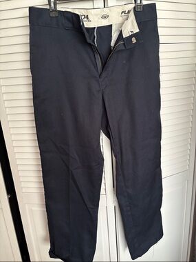 Dickies Navy Flex Regular Fit Chinos